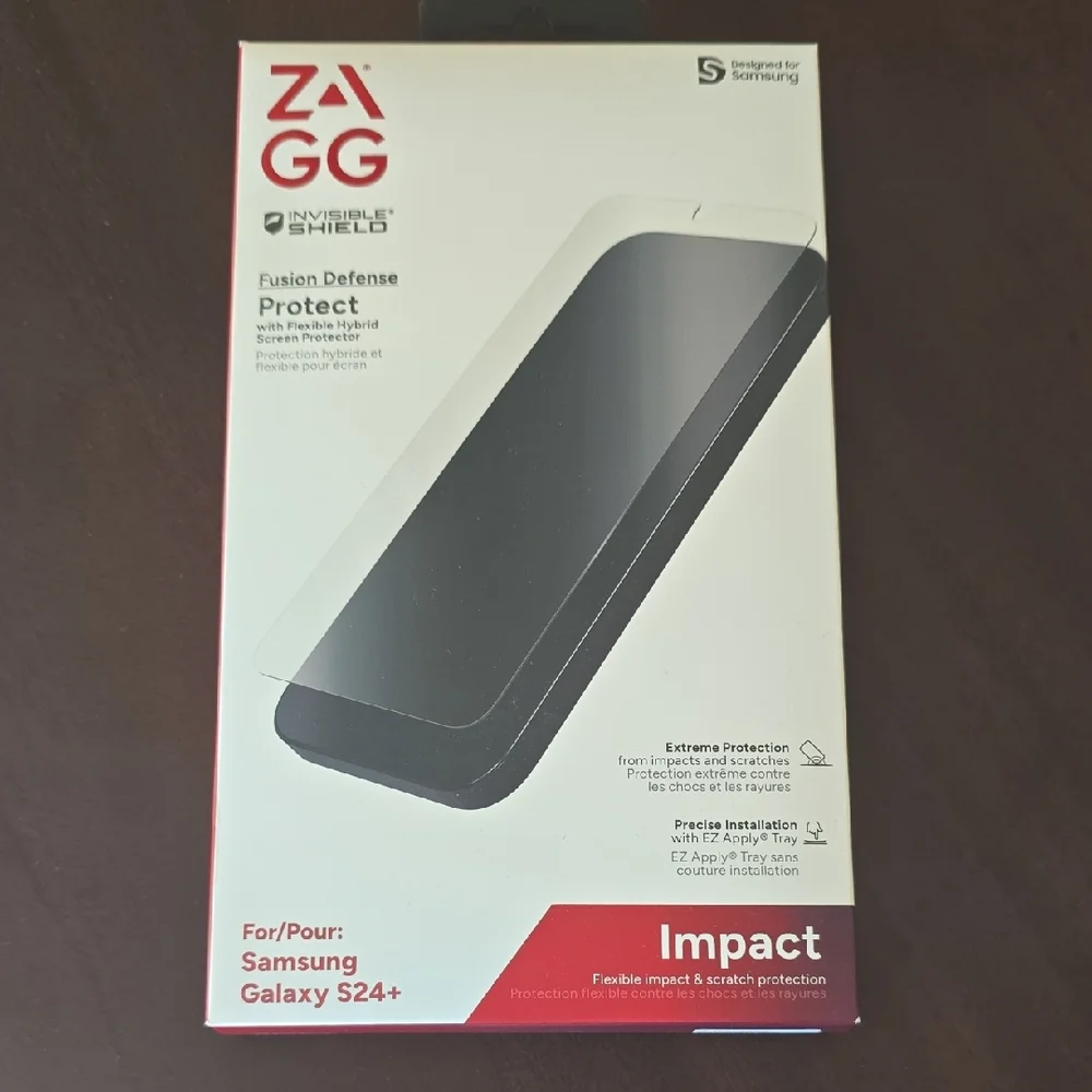 Fusion Defense Screen Protector for Samsung Galaxy S24+ - Bl